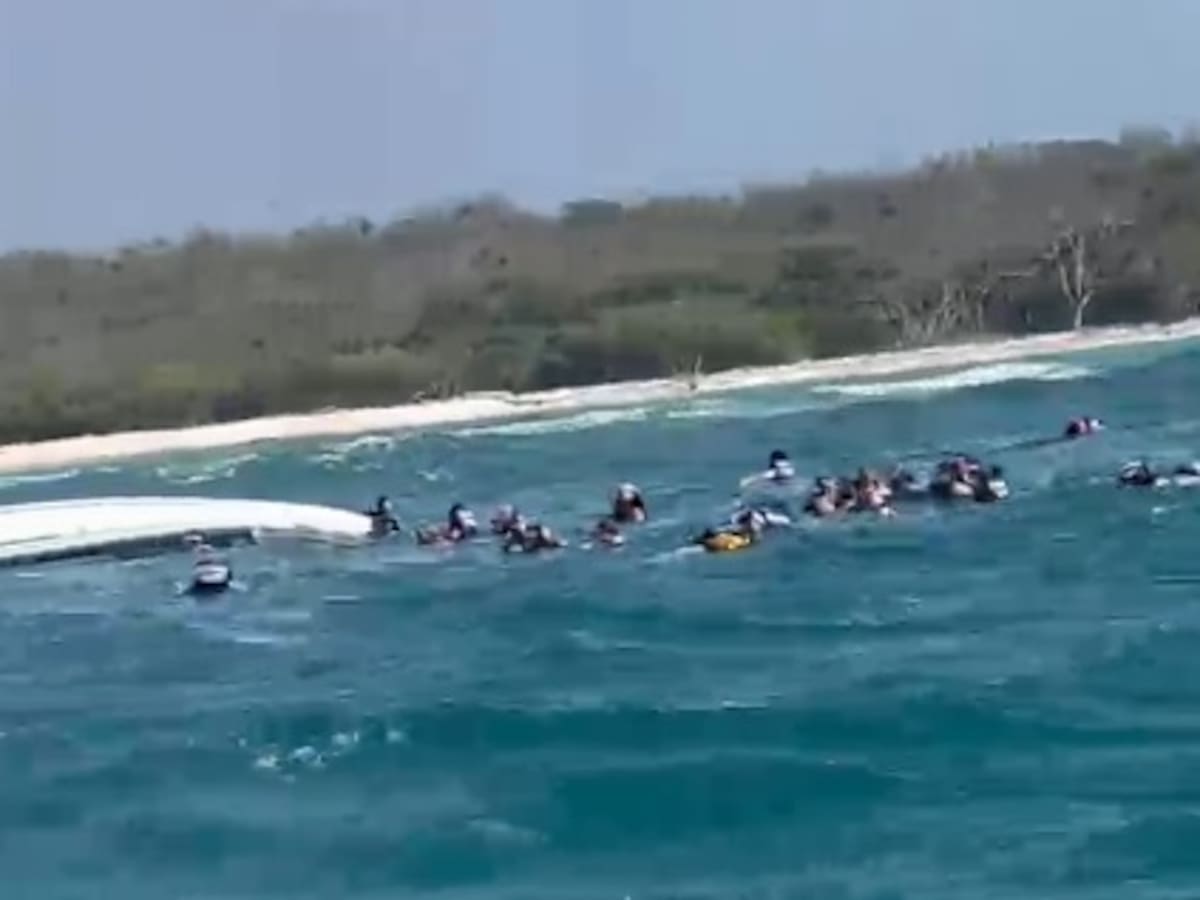 38 turistas extranjeros fueron rescatados tras volcamiento de lancha en la zona insular de Cartagena