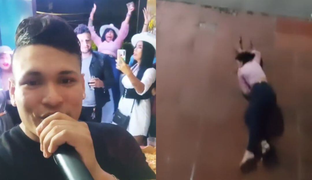 Mujer cae al vacío desde un segundo piso durante una fiesta en Barranquilla.