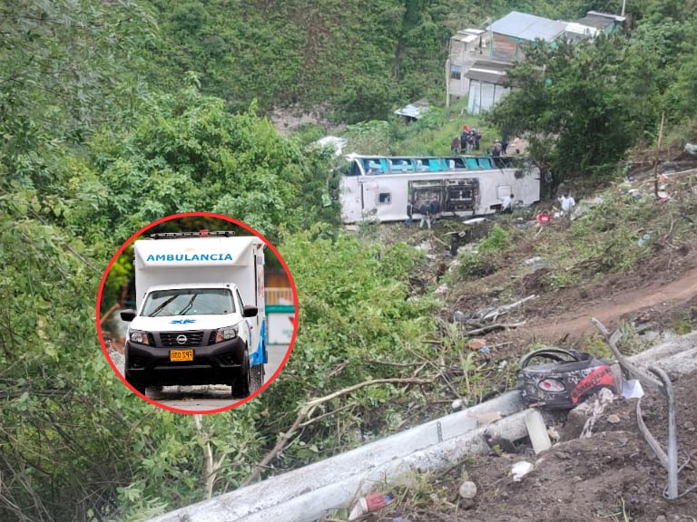 Accidente en la vía Pasto - Ipiales