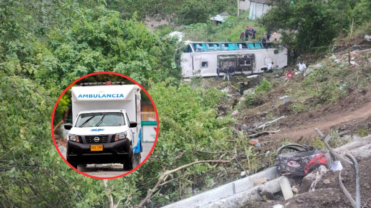 Tragedia en la vía Pasto - Ipiales: accidente de bus de turismo deja trece personas muertas