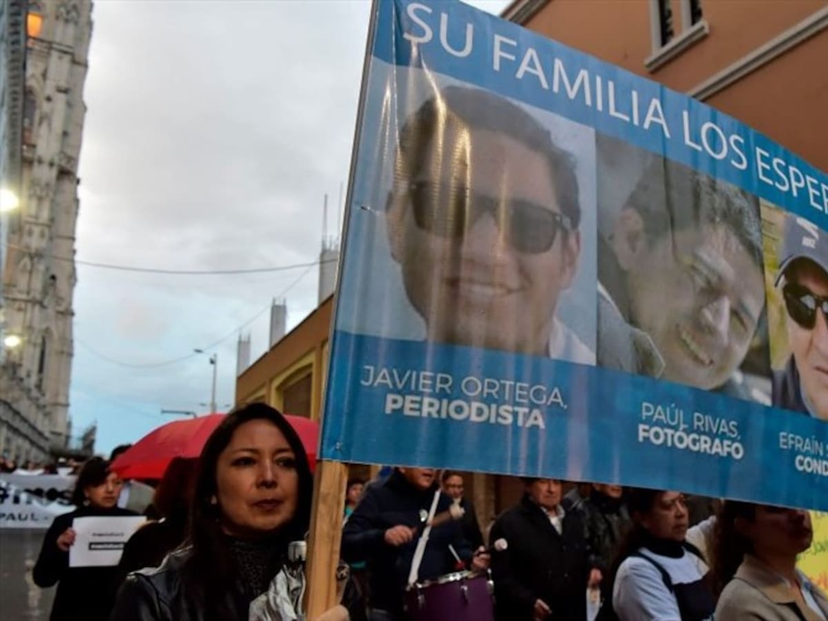 Autoridades verifican información sobre presunta muerte de periodistas ecuatorianos
