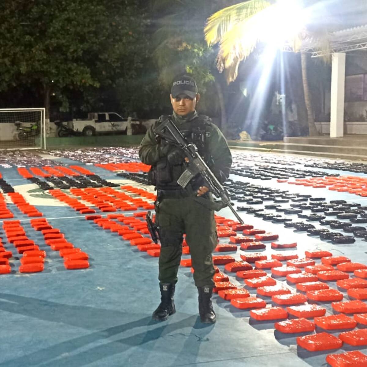 La Policía incauta más de una tonelada de marihuana en Uribia, La Guajira