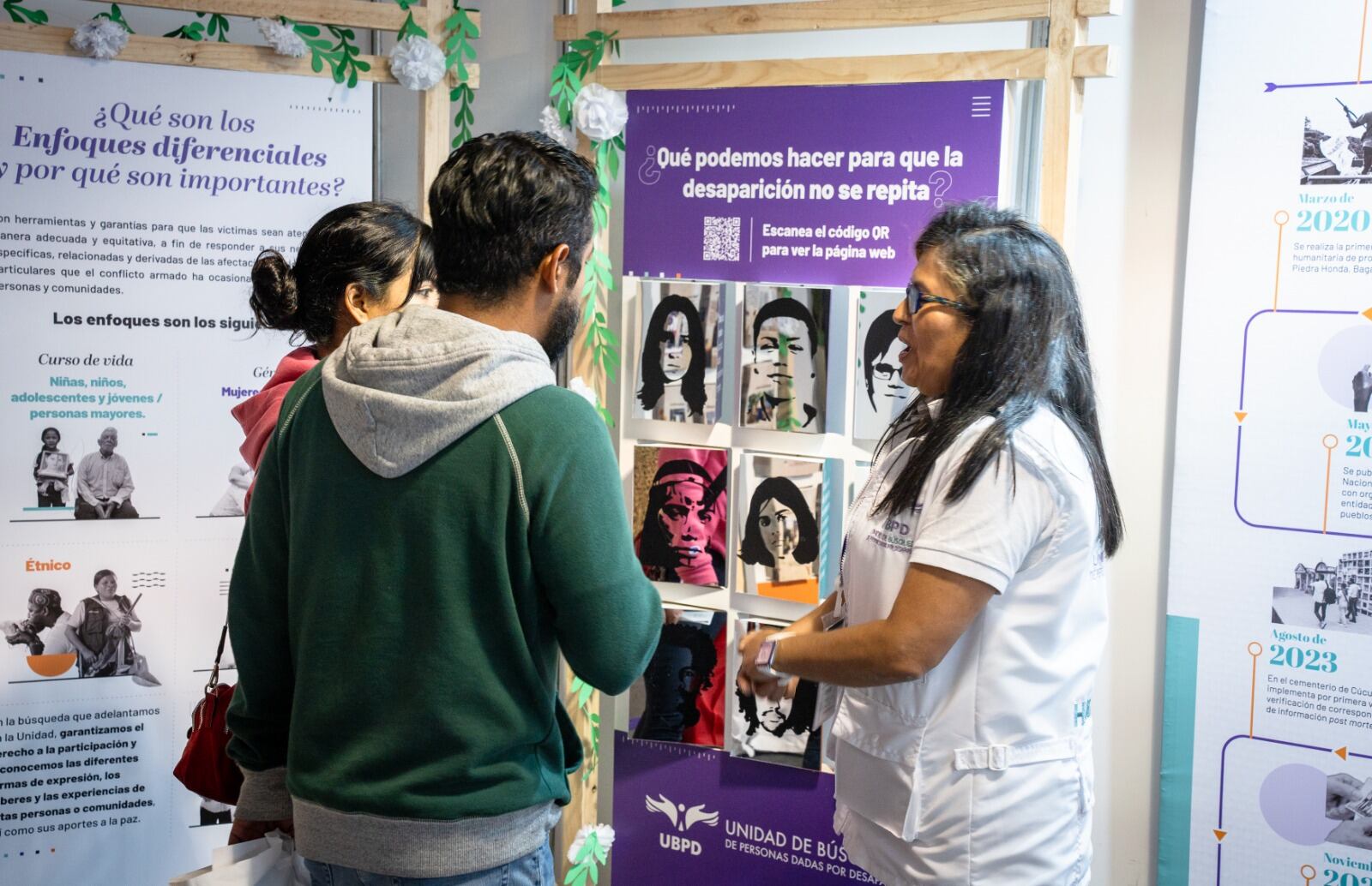 Unidad de Búsqueda en la Feria del Libro en Bogotá