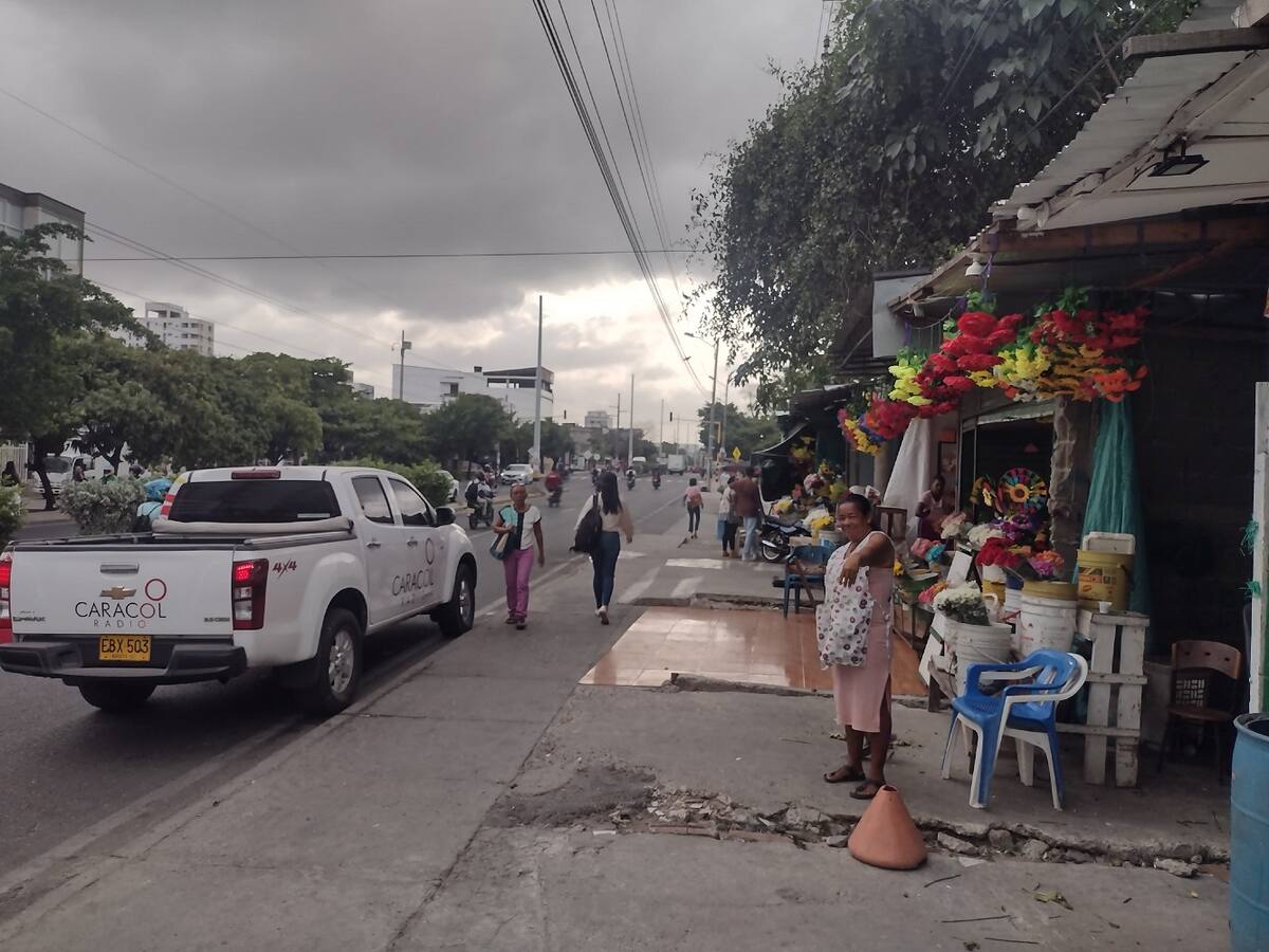 Tutela frenó desalojo a vendedores de flores en cementerio Jardines de Cartagena
