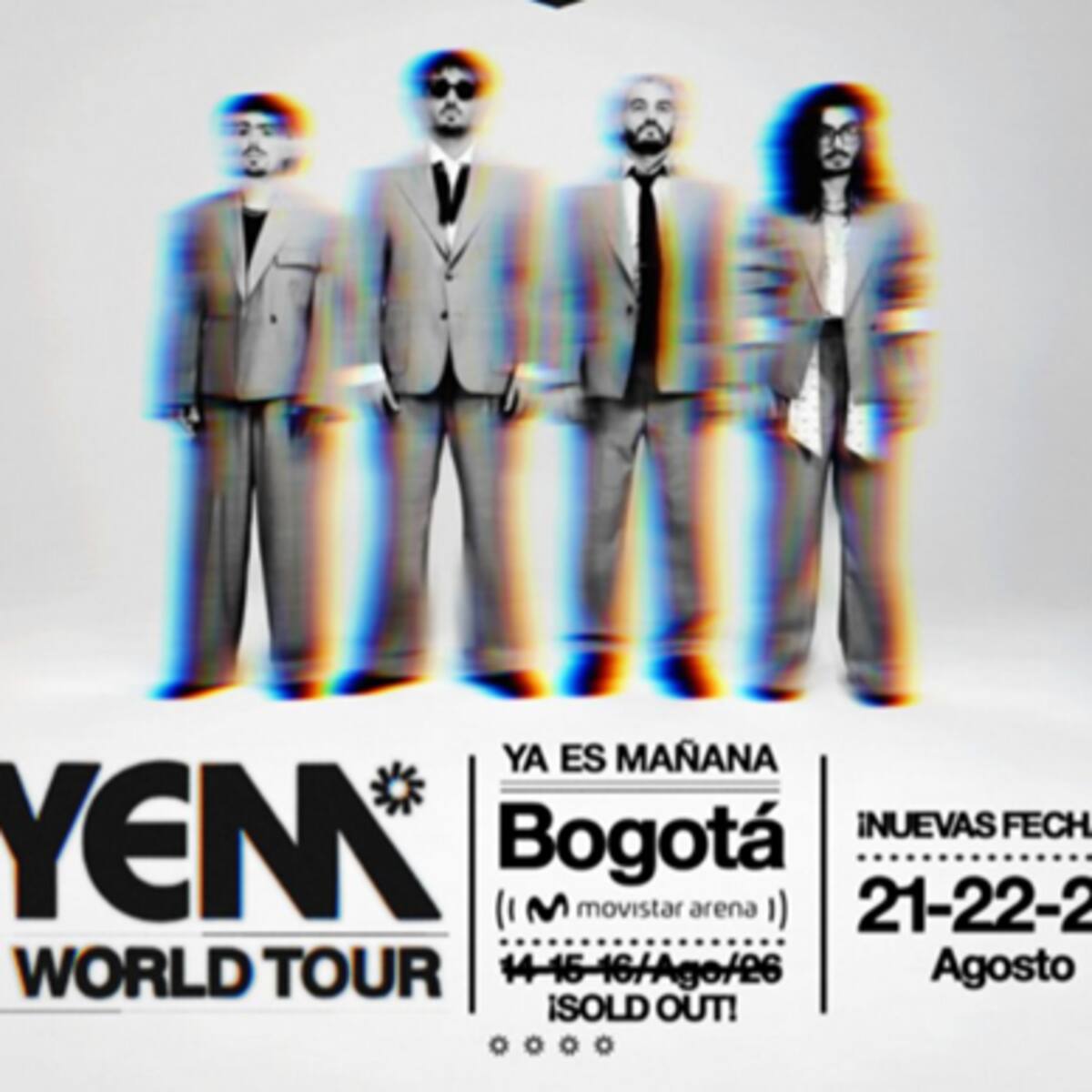 Morat agota tres fechas en el Movistar Arena y anuncia otros tres conciertos en Bogotá