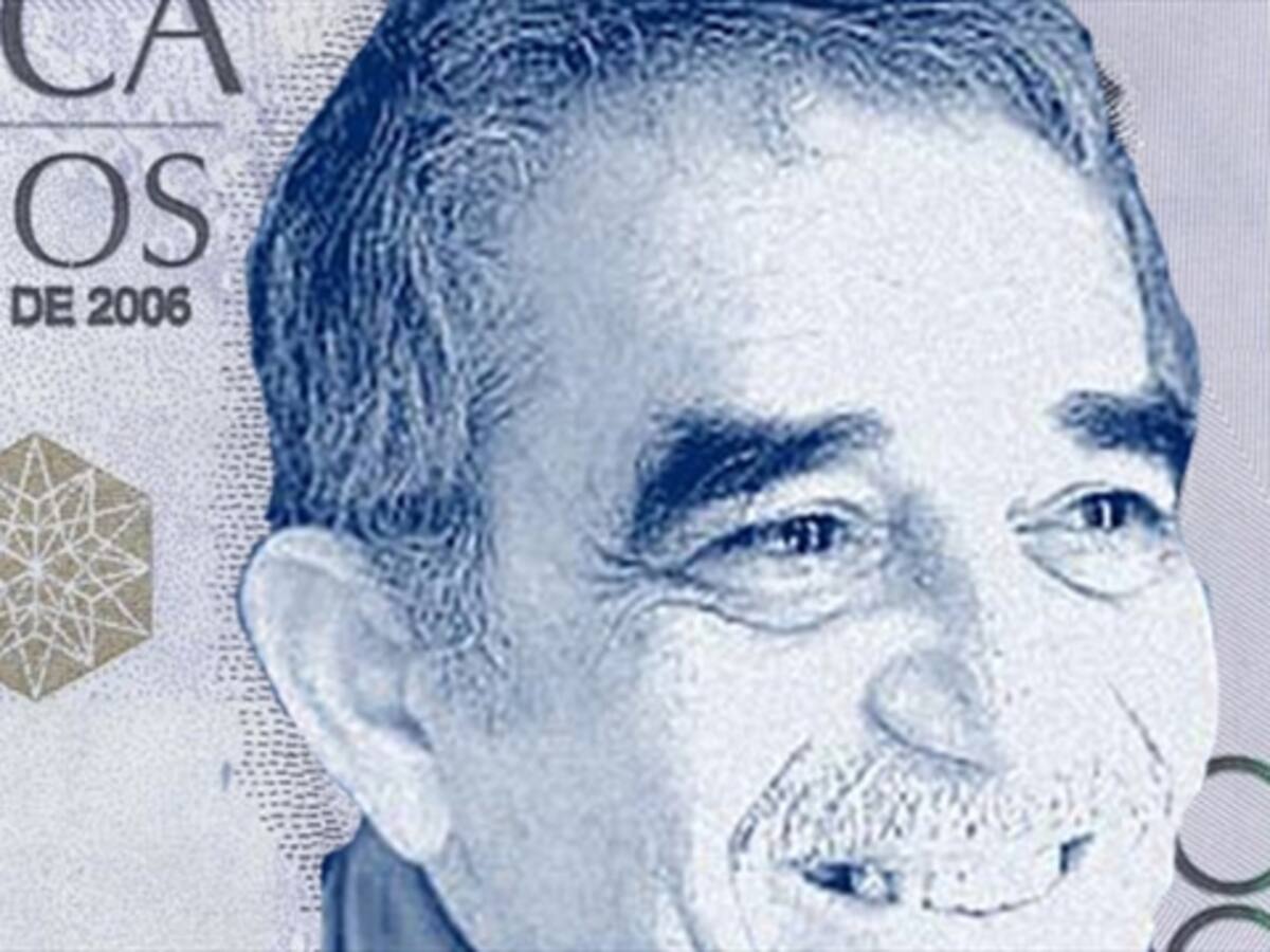Billetes tendrían el rostro de Gabriel García Márquez