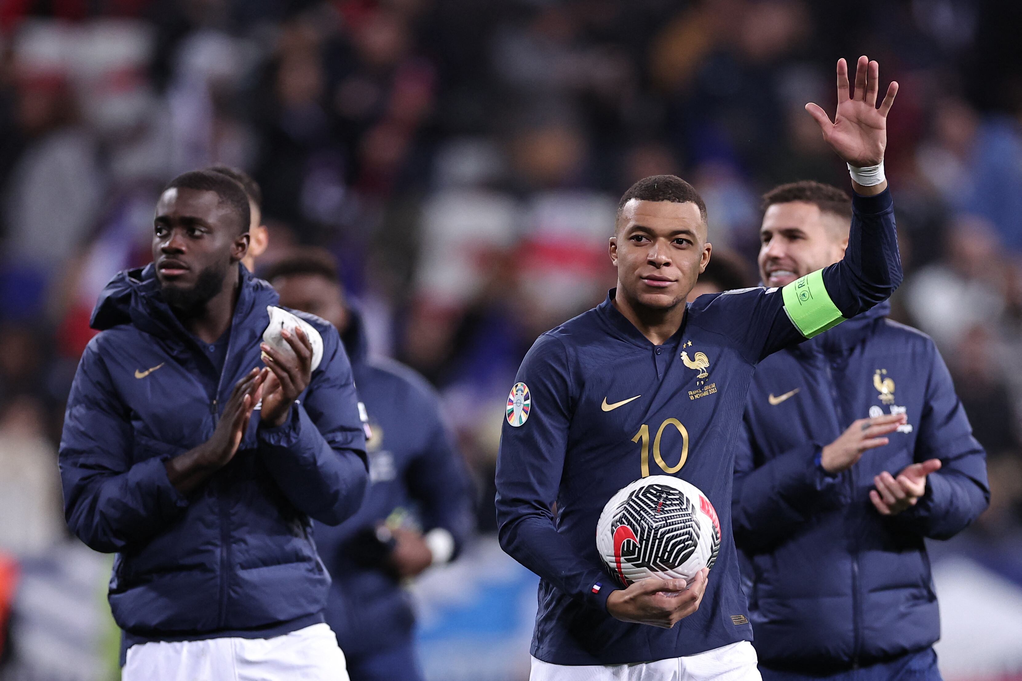 Kylian Mbappé fue uno de los que más goles convirtió en la histórica goleada. (Photo by FRANCK FIFE/AFP via Getty Images)