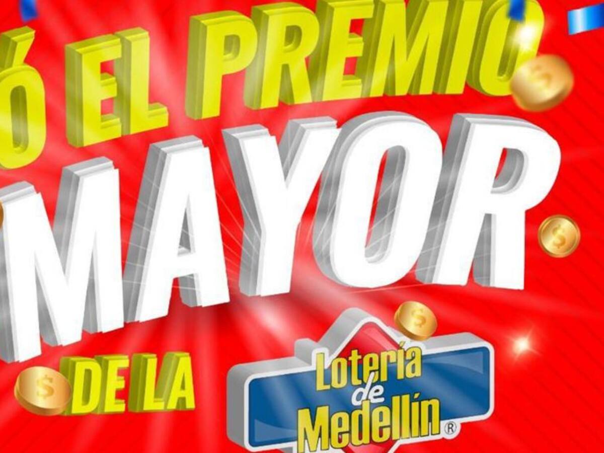 Cayó el premio mayor de la Lotería de Medellín