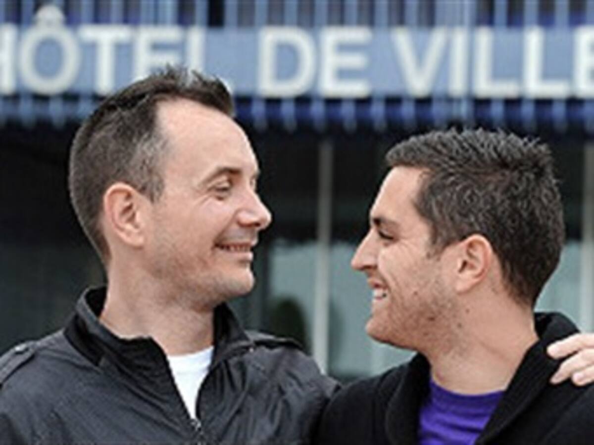 Bruno y Vincent, la primera pareja de homosexuales que se casa en Francia