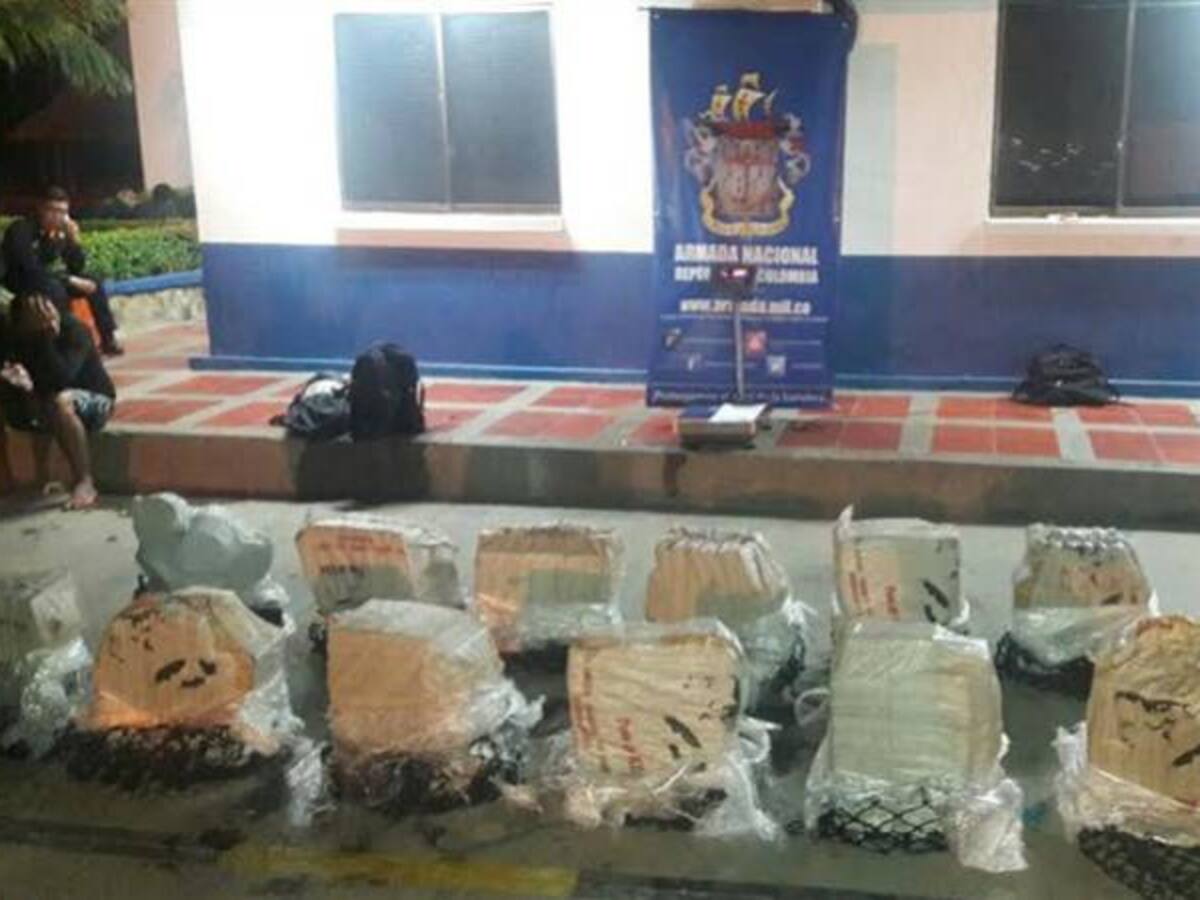 4.4 toneladas de coca incautadas y 50 capturados, el balance de Guardacostas en Santa Marta