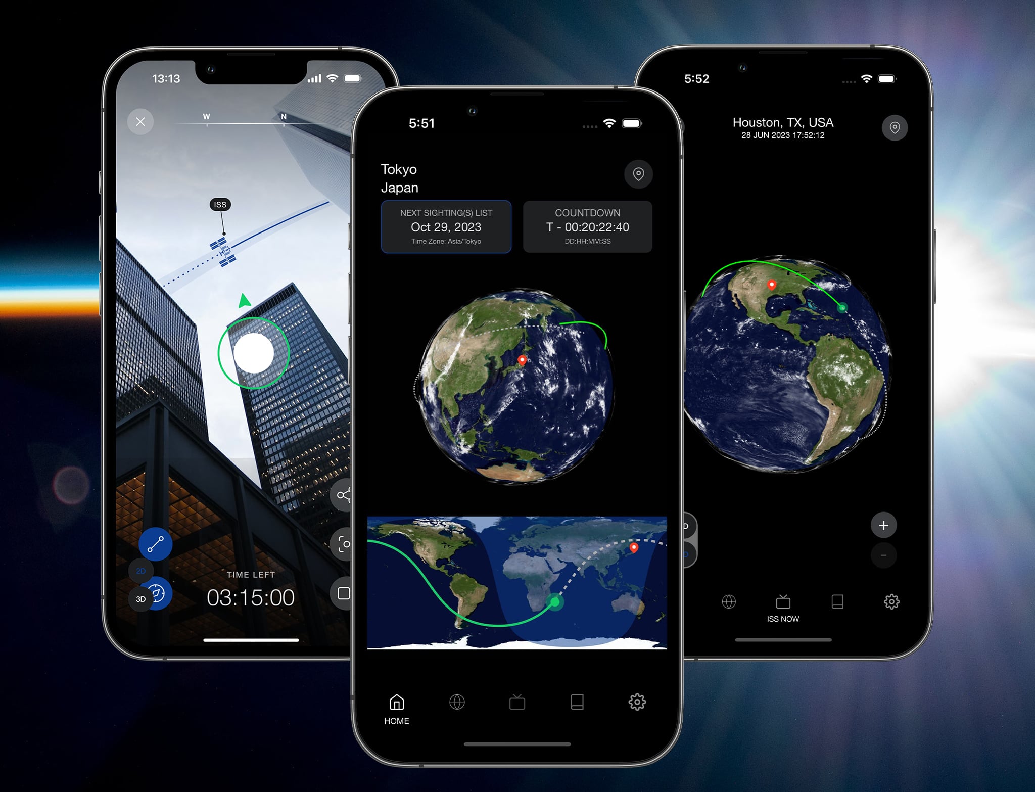 La aplicación móvil Spot the Station le permite localizar el laboratorio orbital en tiempo real, directamente desde su bolsillo. Cortesía: X: @ISS_Research