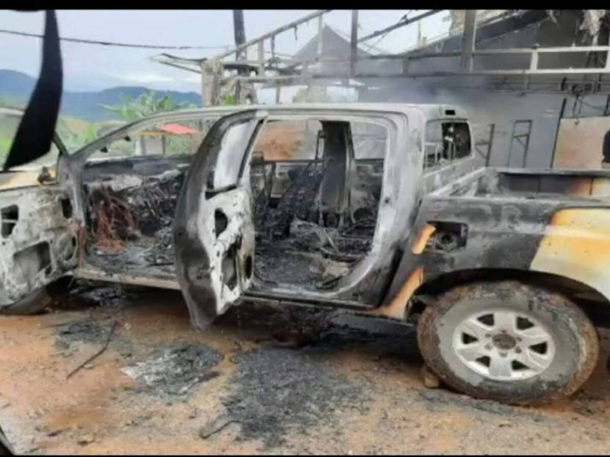 Incineran y hurtan vehículo de grupo de desminadores en zona rural de Tuluá