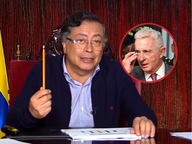 Álvaro Uribe | Foto: GettyImages; Gustavo Petro (Foto: Presidencia de la República).