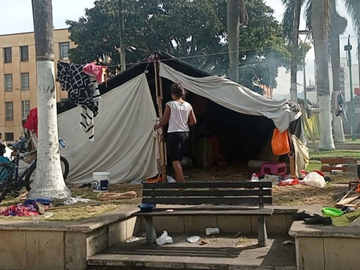 No se fueron los Yukpa que ocupan parque de Bucaramanga