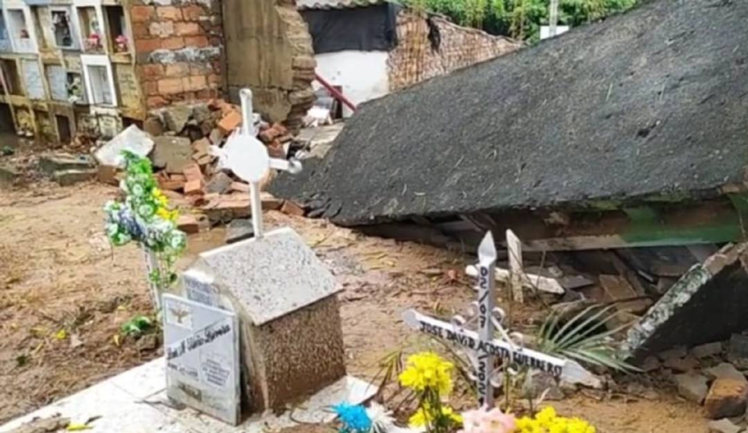 Identificarán restos óseos tras colapso en panteón del Cementerio de Cúcuta