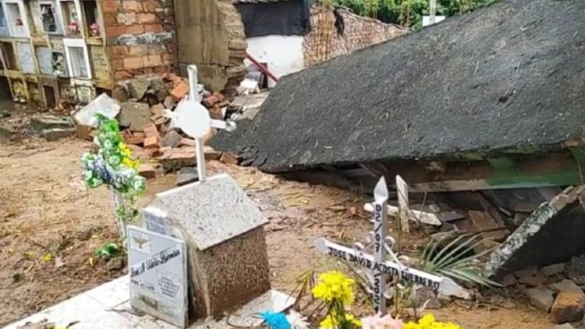 Identificarán restos óseos tras colapso en panteón del Cementerio de Cúcuta