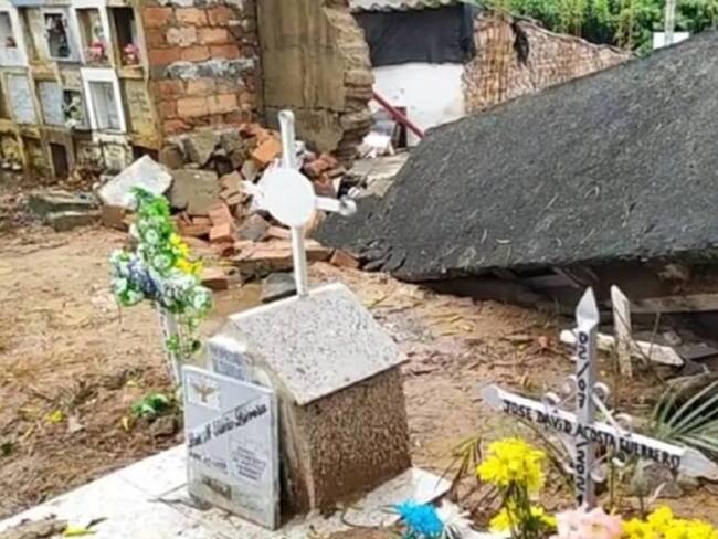Identificarán restos óseos tras colapso en panteón del Cementerio de Cúcuta