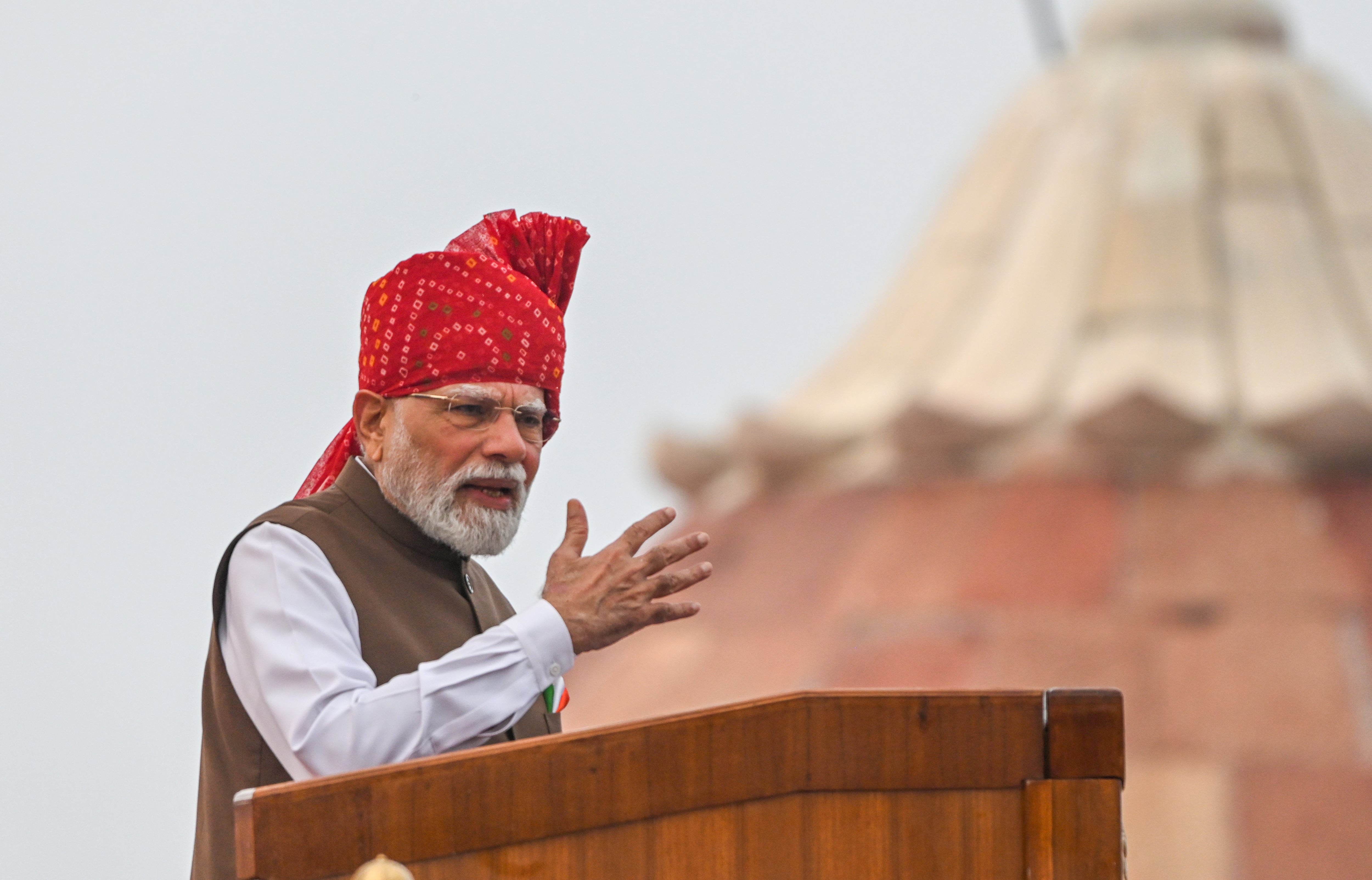 NEW DELHI, INDIA - AUGUST 15. Imagen tomada de Getty Imagenes (Crédito: Hindustan Times / Colaborador)