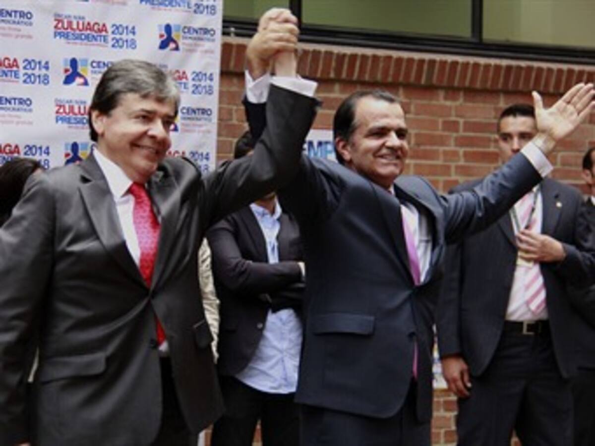 Óscar Iván Zuluaga inscribió su candidatura presidencial