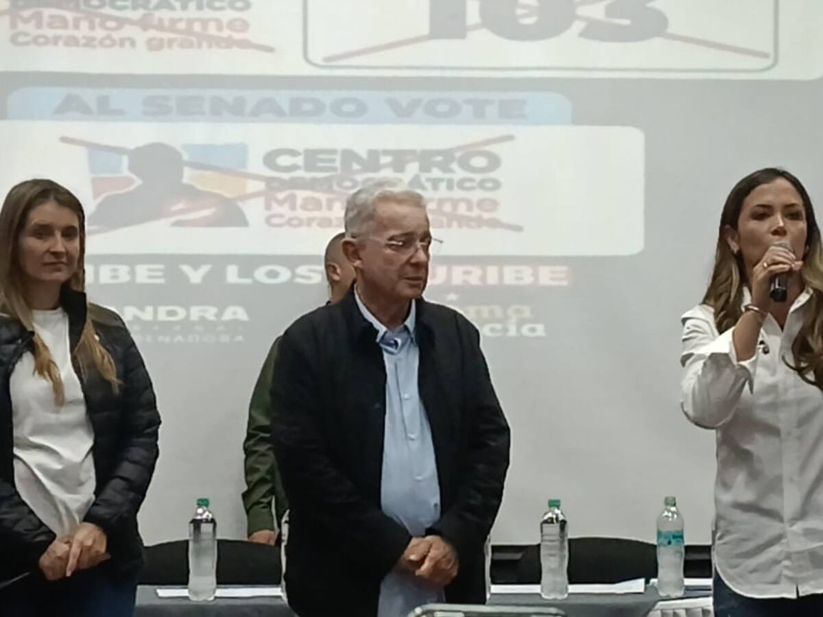 Uribe y Paloma Valencia reaparecen en Boyacá en jornada política del Centro Democrático