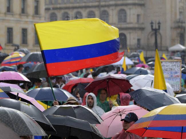 Imagen de referencia de protestas en Colombia. Foto: RAUL ARBOLEDA/AFP via Getty Images
