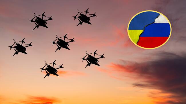 Drones. Guerra entre Rusia y Ucrania. Foto: Getty Images.
