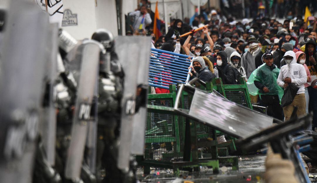 Manifestaciones en la Plaza de Bolívar