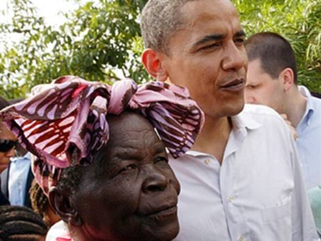 Abuela keniana de Obama está en Washington para participar en la investidura