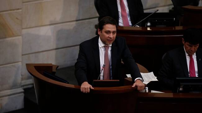 Mauricio Lizcano, presidente del Senado de la República. Foto: Colprensa - Juan Páez