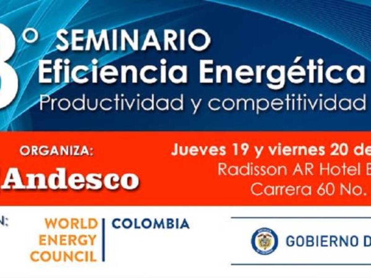 Llega el 8° Seminario de Eficiencia Energética