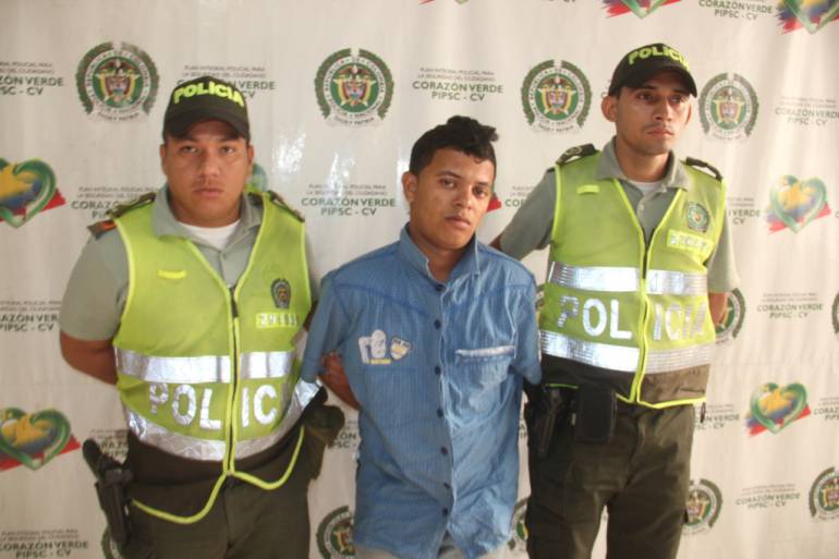  Capturado Jaime Alarcón de 20 años de edad.