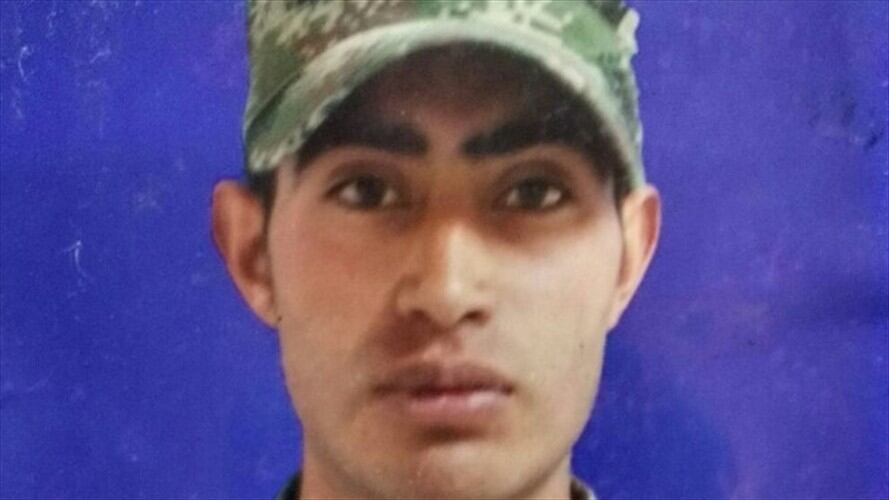 Soldado Yeffer Sánchez Fonseca. Foto: Cortesía/ Ejército Nacional.