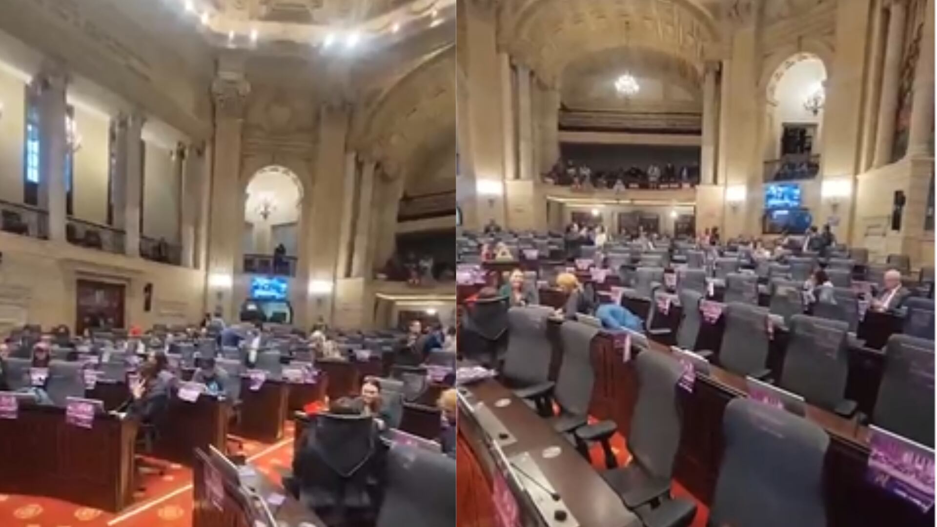 Plenaria Cámara de Representantes. Tomado de: prensa representante Juan Carlos Lozada