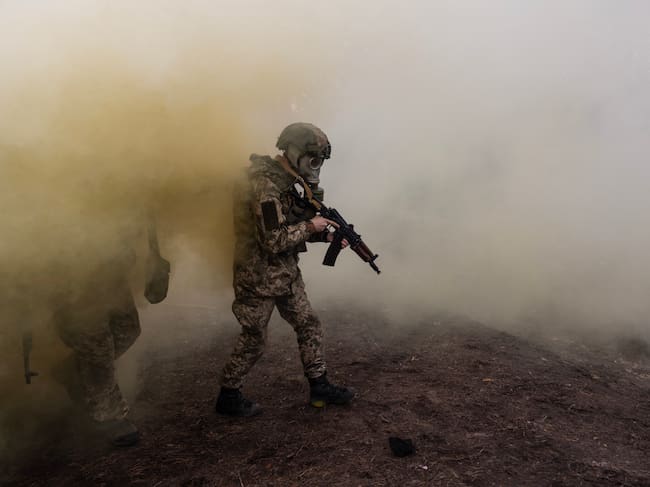 Combates entre soldados rusos y ucranianos en medio de la guerra.
(Foto: Paula Bronstein/Getty Images)