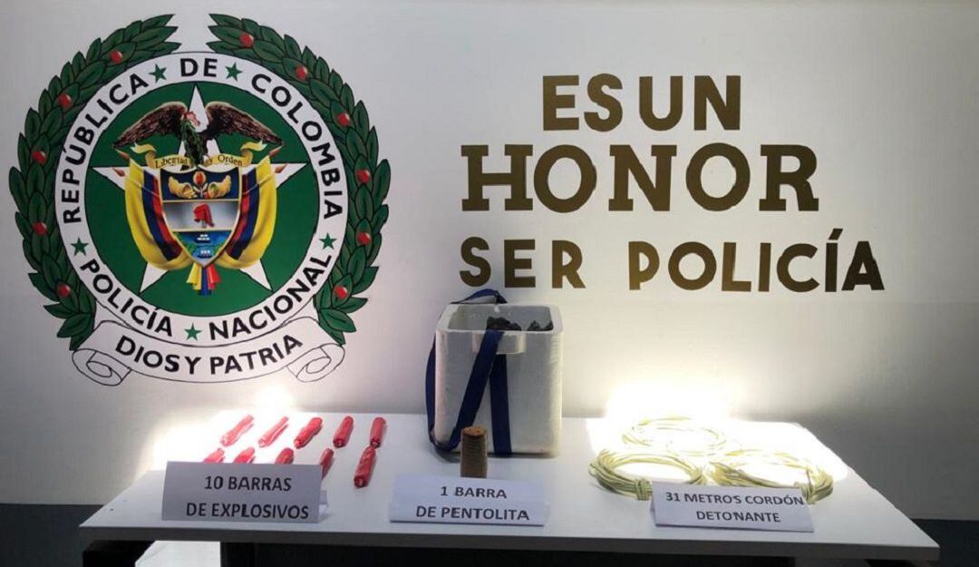 Presuntamente los explosivos iban a ser utilizado en las protestas del 20 de julio