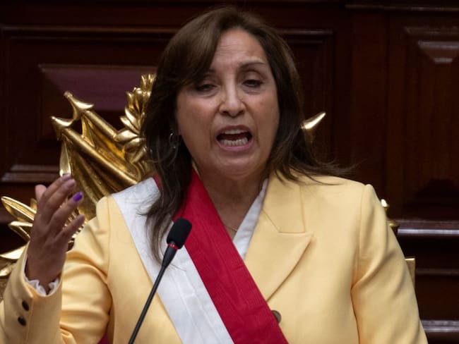 Presidenta de Perú Dina Boluarte. Foto: GettyImages