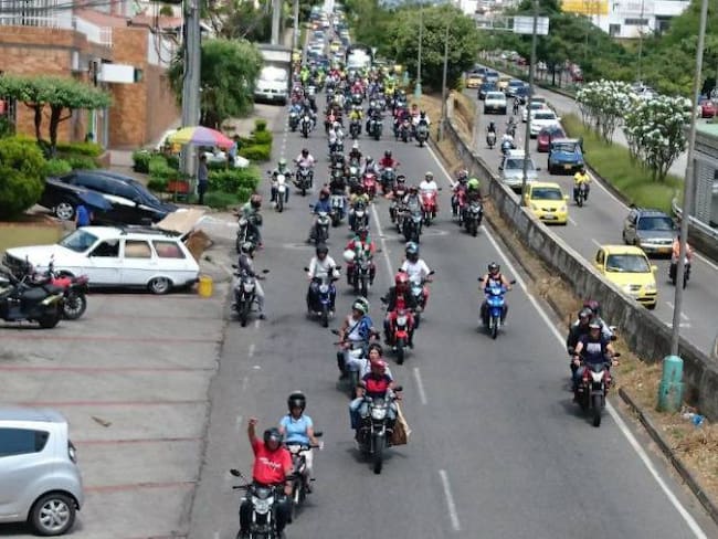Desde el martes inicia la restricción de motocicletas en la madrugada en Bucaramanga