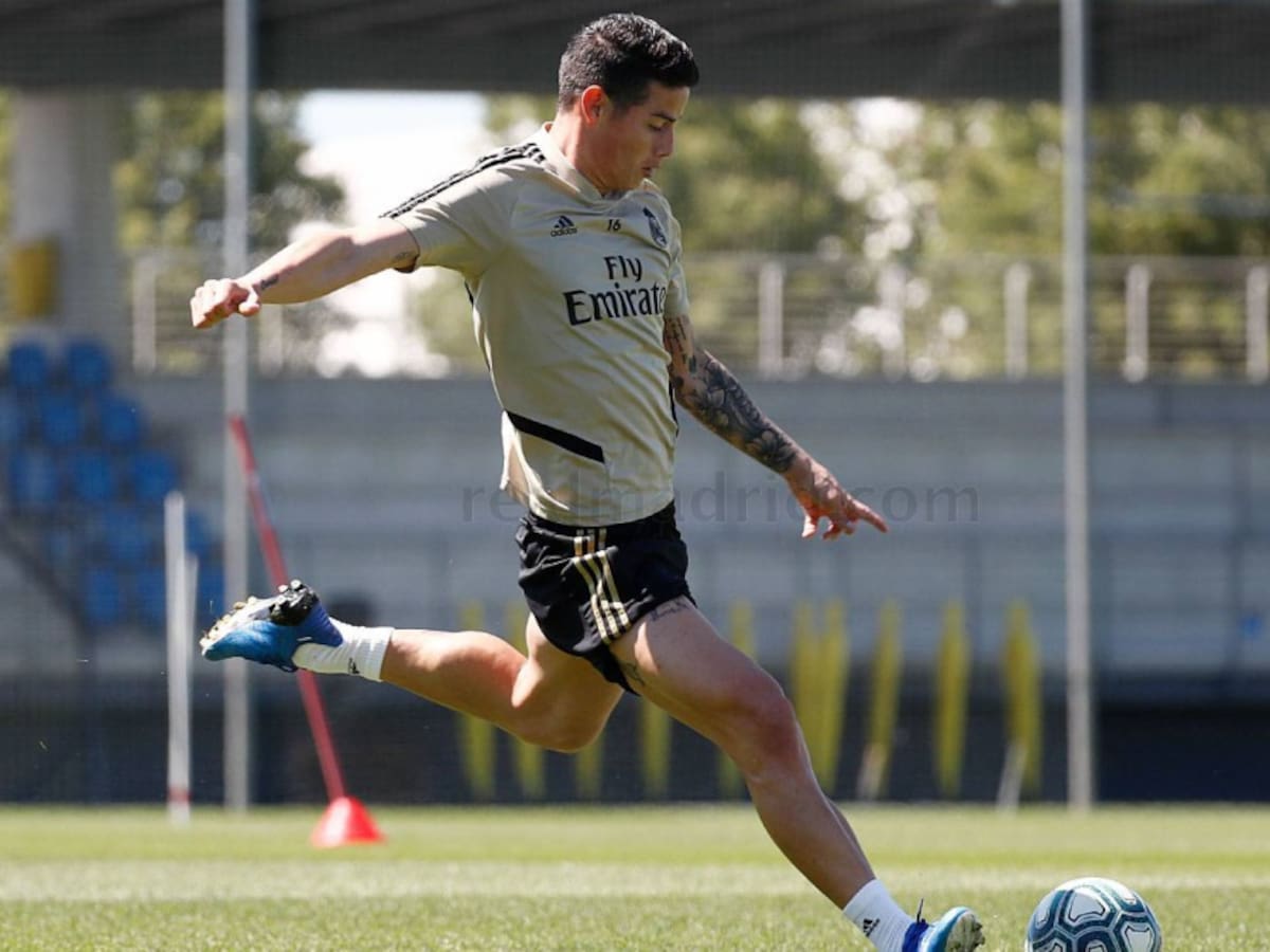 James y el Real Madrid entran en una nueva fase de entrenamientos