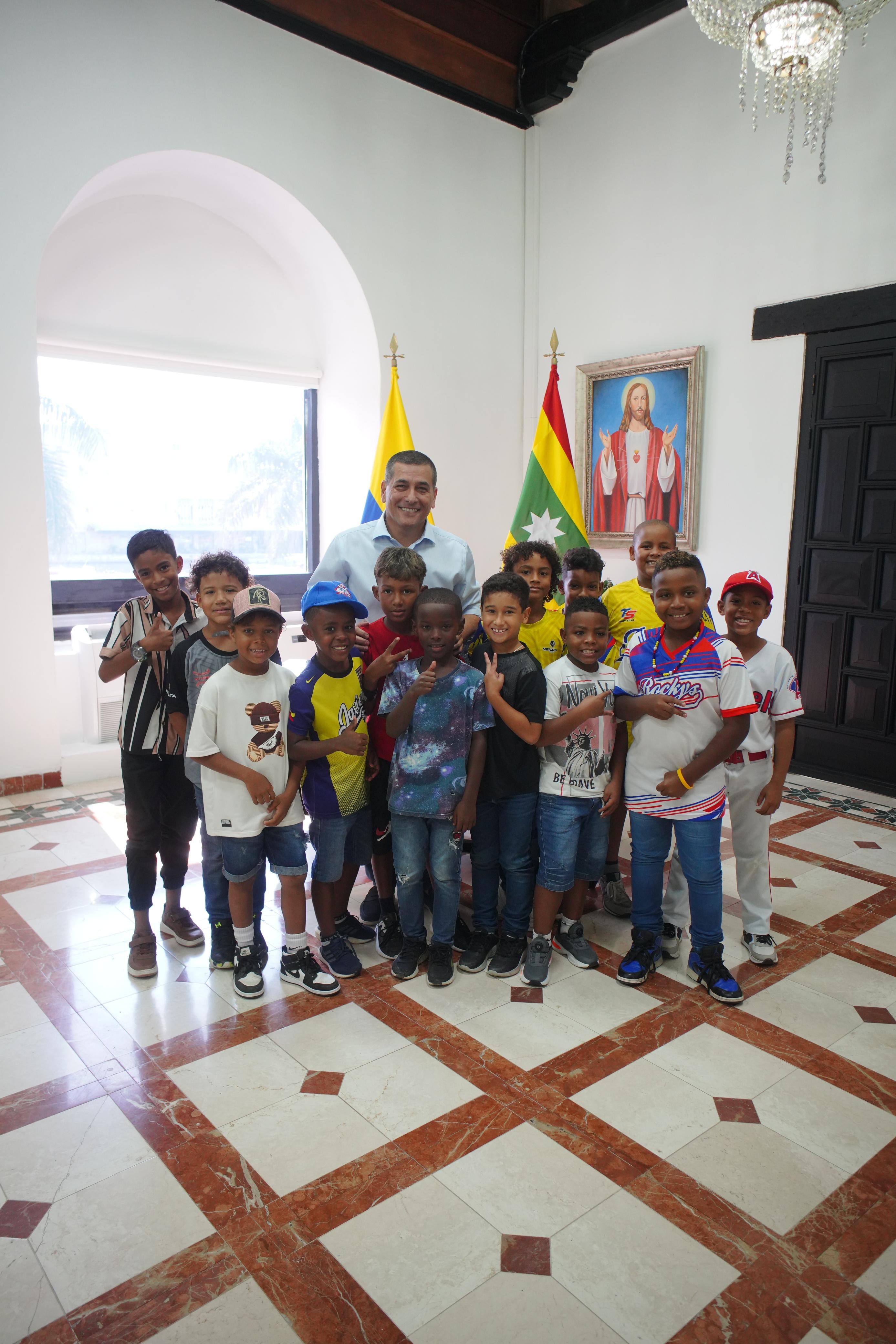 Alcaldía Mayor de Cartagena respaldará a la Selección Bolívar Sub-8 de Béisbol