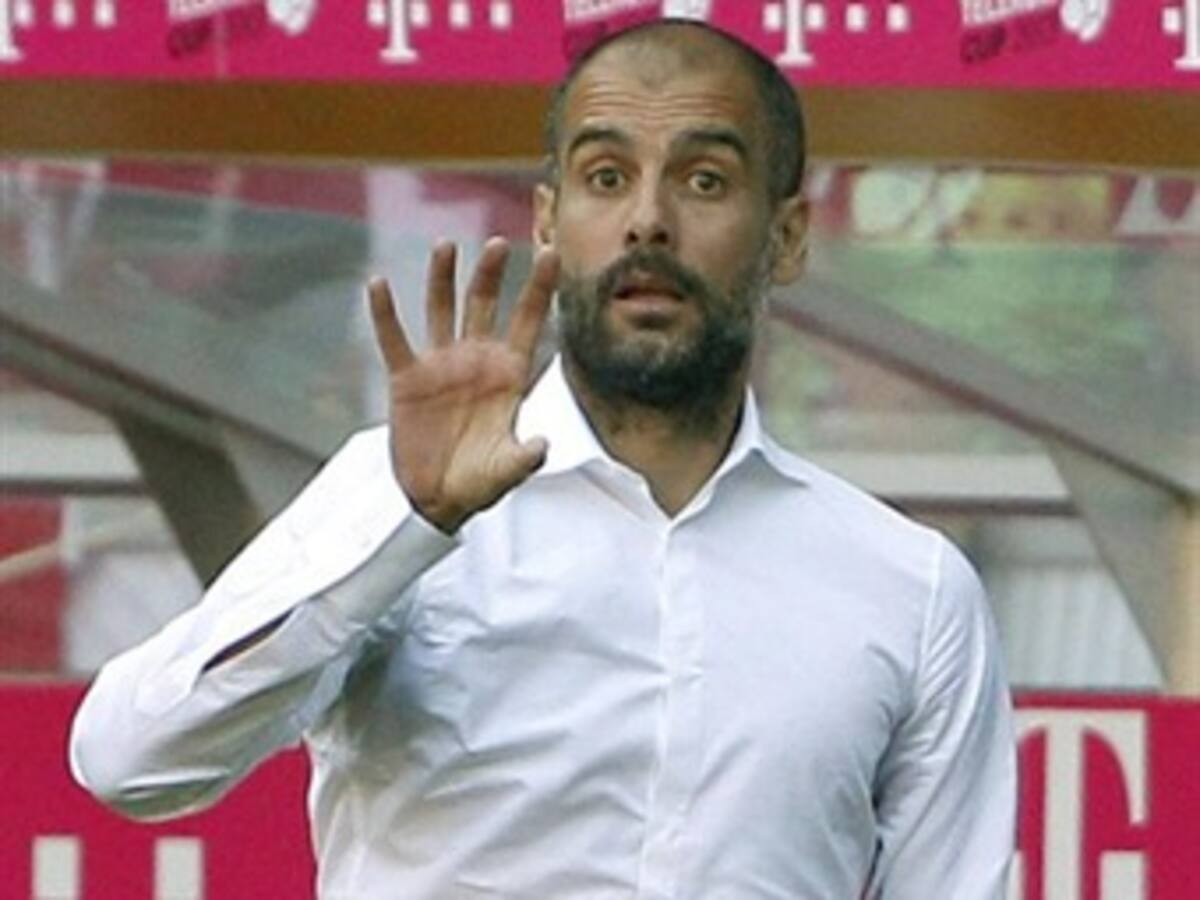 Guardiola tiene su primera prueba de fuego ante Borussia Dortmund