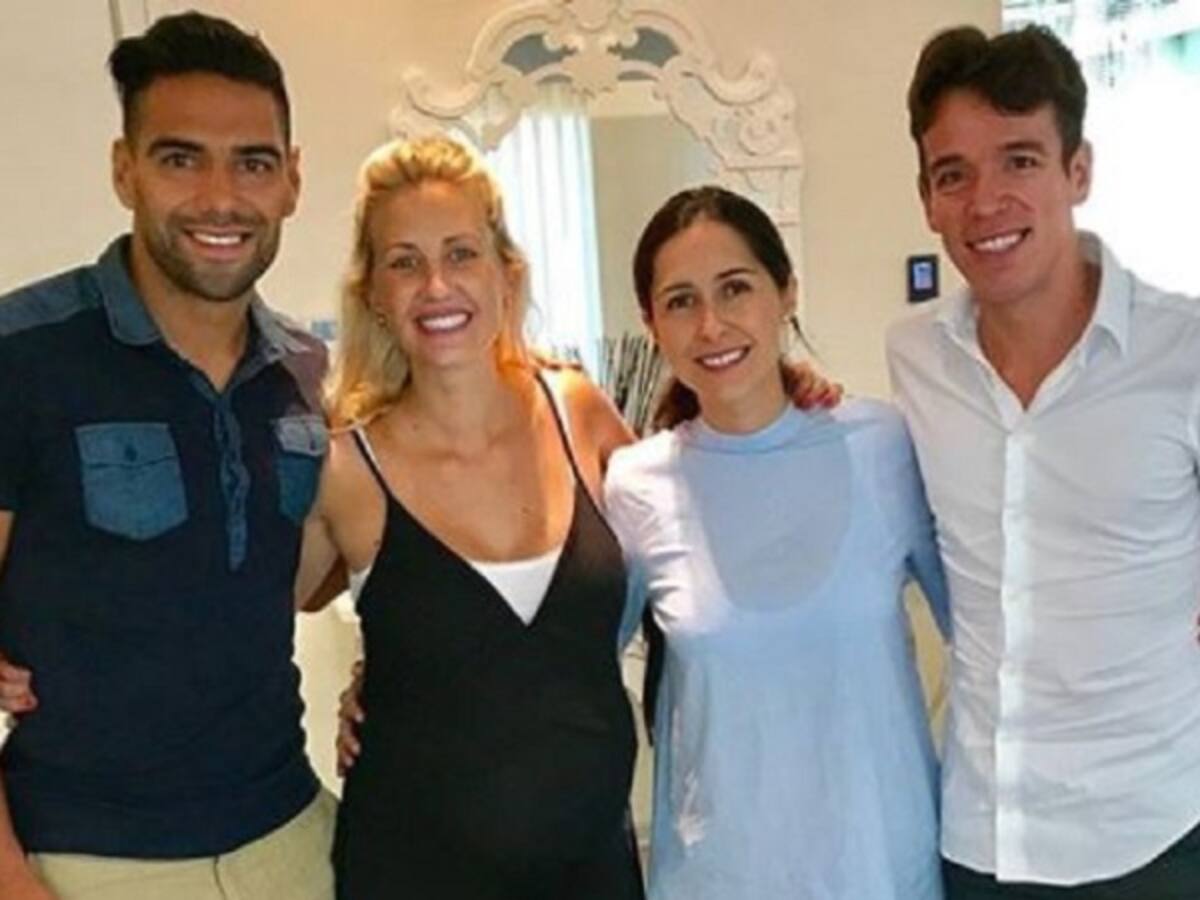 Rigoberto Urán visitó a Falcao y su familia en Francia