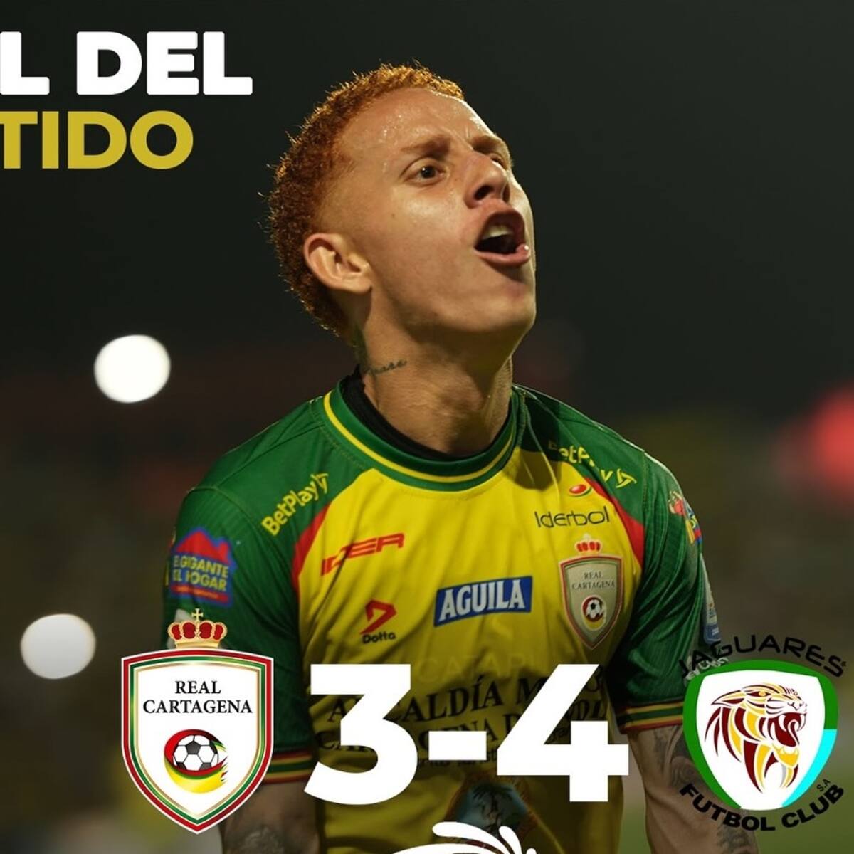 Real Cartagena perdió de local y complicó su aspiración de clasificar a la final del primer semestre