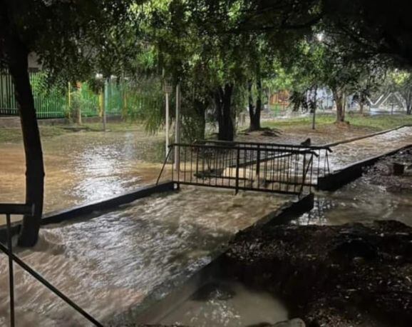 Inundaciones en Los Patios por fuertes lluvias de los últimos dos días. / Foto: Cortesía.