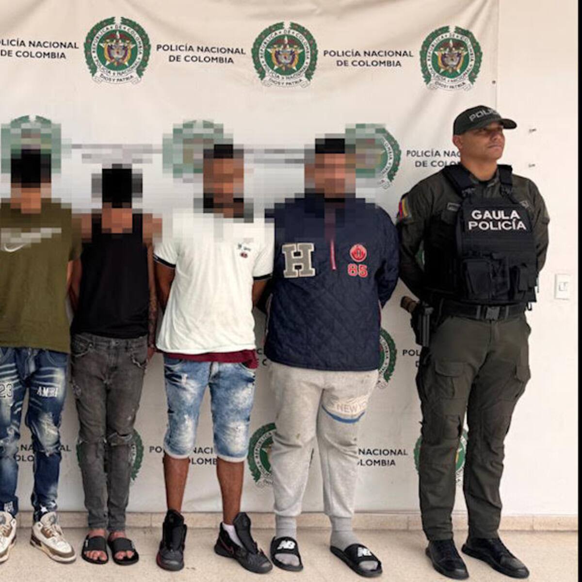 Capturan a seis presuntos integrantes del “Tren de Aragua” señalados por extorsión y sicariato