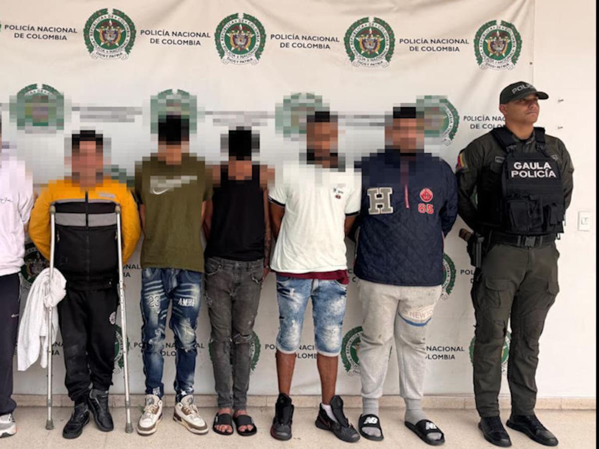 Capturan a seis presuntos integrantes del “Tren de Aragua” señalados por extorsión y sicariato
