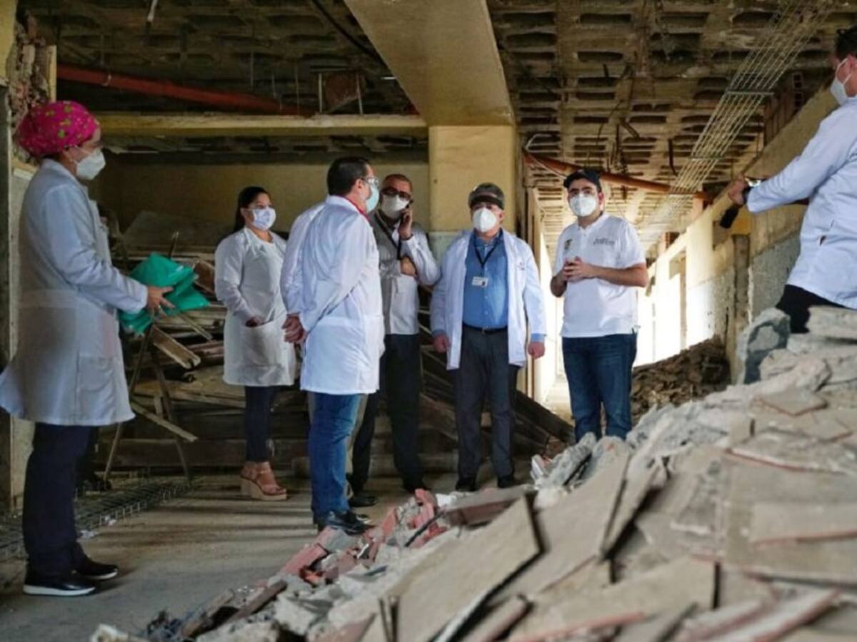 Inicia adecuación de los pisos 9 y 10 del Hospital Universitario del Caribe