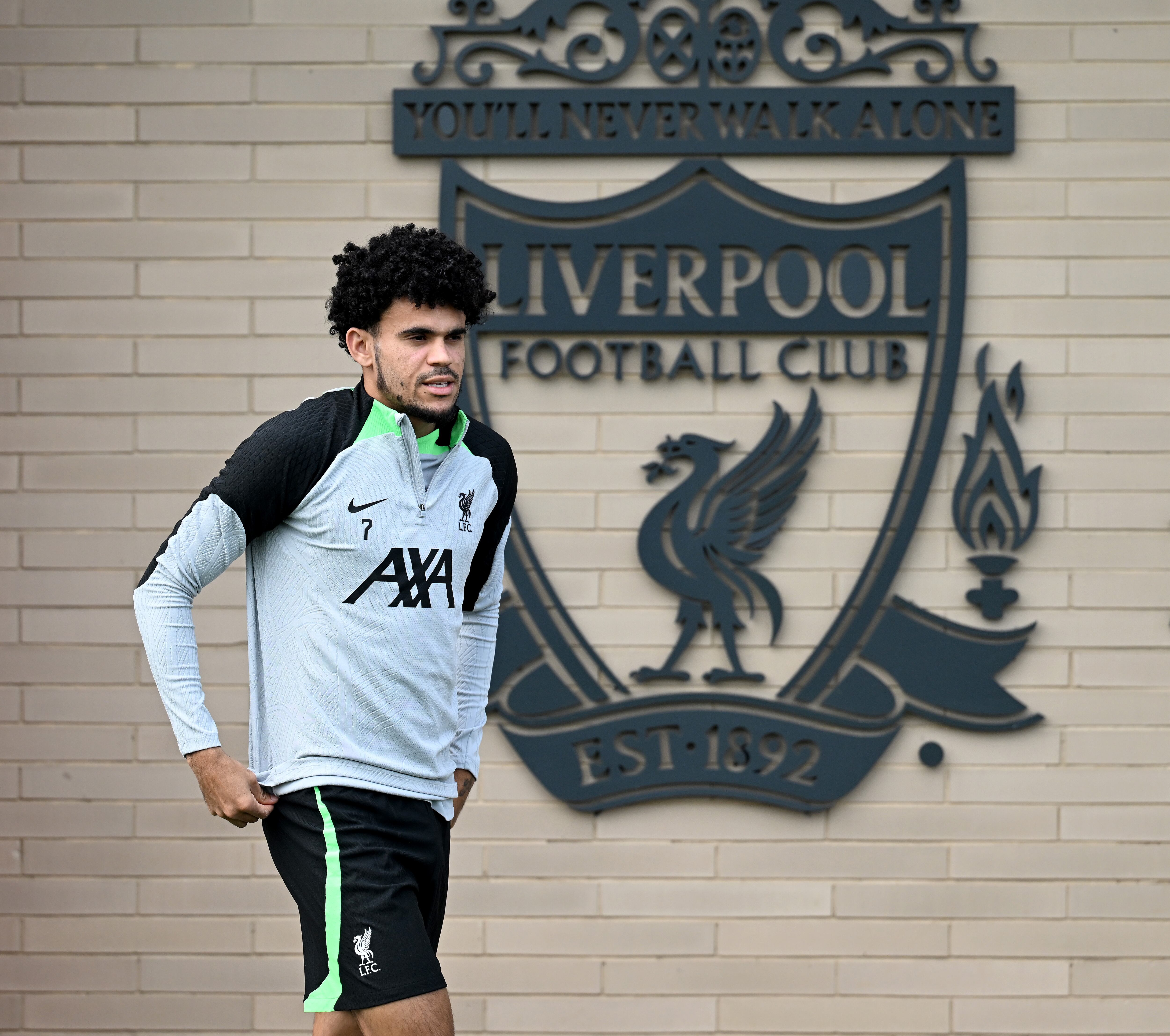 Luis Díaz en la pretemporada con el Liverpool (Photo by Andrew Powell/Liverpool FC via Getty Images)