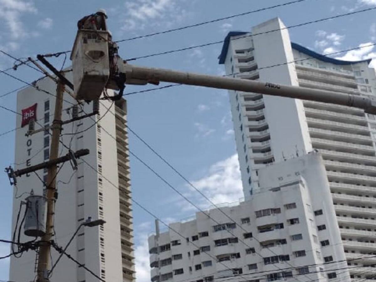 Cortes de energía este viernes en Cartagena