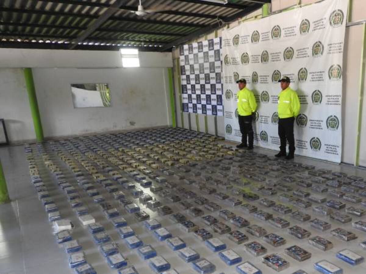 472 kilos de cocaína fueron incautados en Santa Catalina