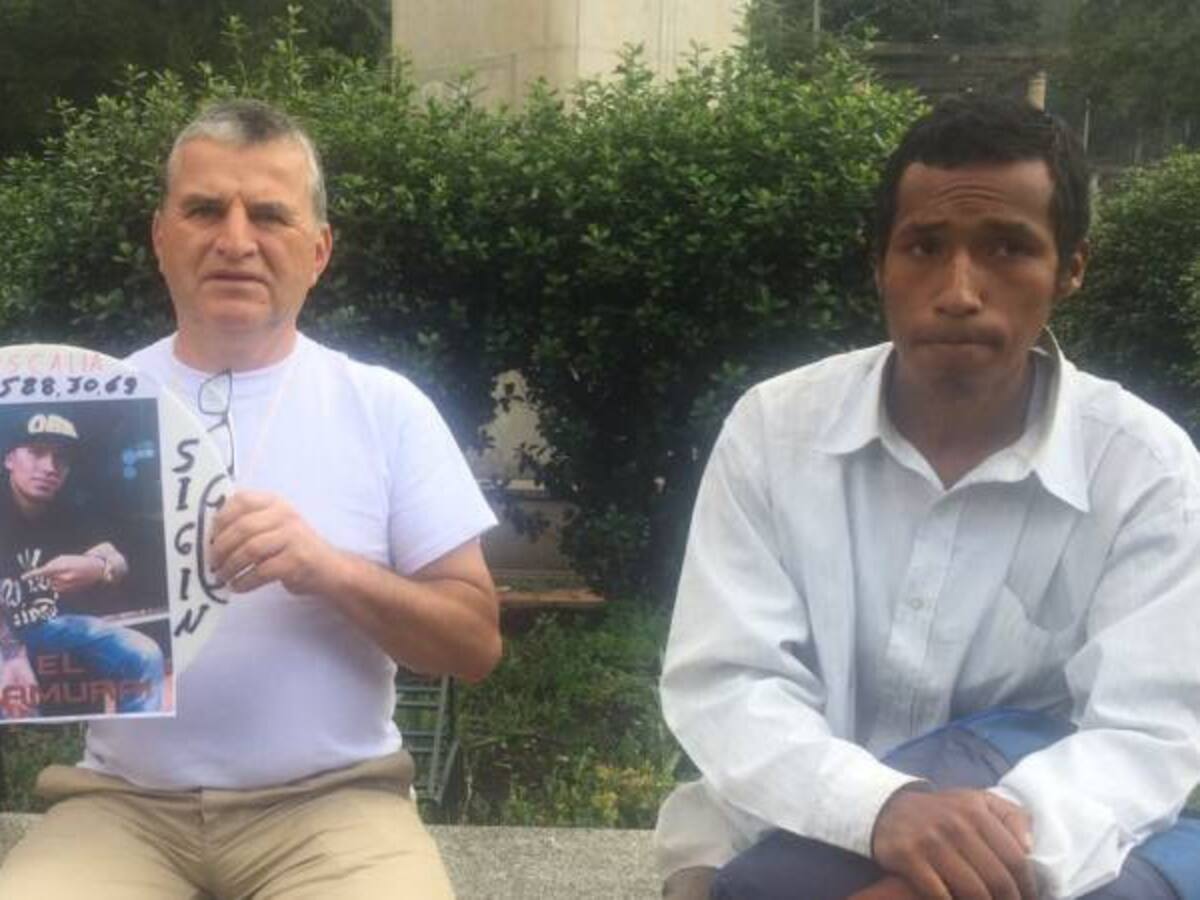 Familiares de desaparecidos marcharon en Bogotá